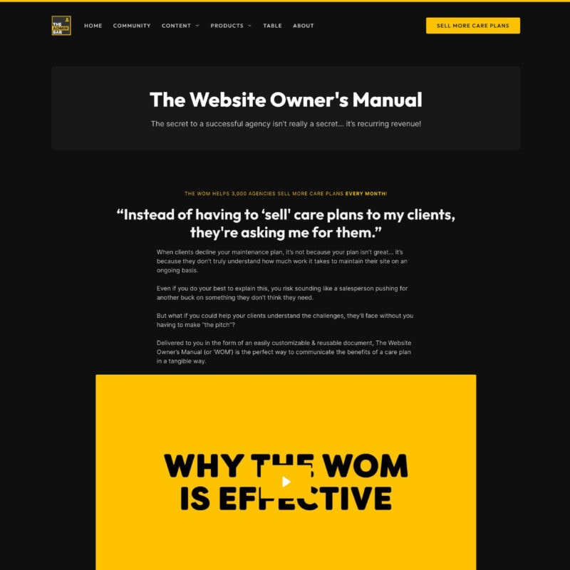 The Website Owner's Manual